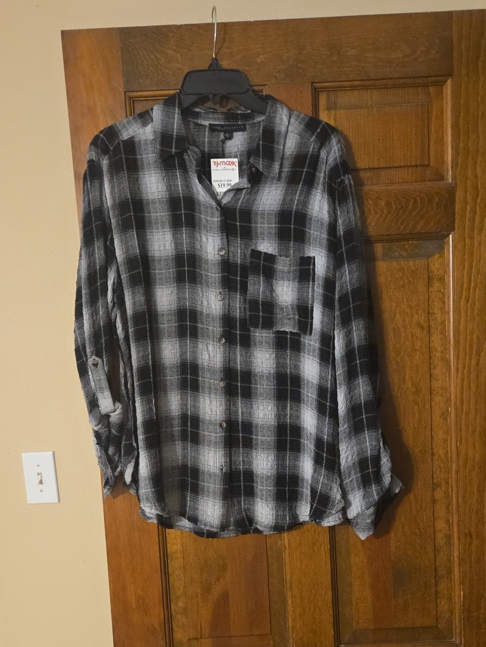 Jane & Delancey Plaid Shirt